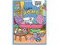 Ilustracija udobnega domačega prizora z blazinami, knjigami in čajem, besedilo »BARVANJE IN DOBRO POČUTJE«.