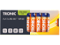 Paket 20 AAA 1,5V alkalnih baterij z oranžno-modrim dizajnom.