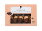 Škatla petit four piškotov s čokoladnim tartufom in mareličnim nadevom, 330g.