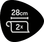 28cm 2x