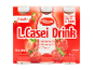 Paket 6 jagodnih jogurtovih napitkov, obogatenih z vitamini B6, D in L. Casei.