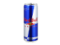 Modra in bela pločevinka energijske pijače z napisom 'ENERGY DRINK'.