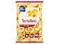 Paket tortellonov z govedino in svinjino, 400g, z navodili za kuhanje.