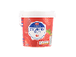 Kremni jagodni jogurt v 1 kg pakiranju s hranilnimi informacijami.