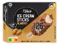 Mandljeve sladoledne palčke z mlečno čokolado, 4 kosi, 126 kcal na palčko, brez dodanega sladkorja.