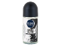 Moški roll-on antiperspirant, črno-bel, neviden, 48-urna zaščita.