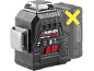 Laserski nivelir 3x360° z 20V baterijo, ni vključen.
