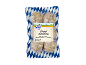 Paket kruhovih cmokov z modro-belim rombastim vzorcem, 400 g.