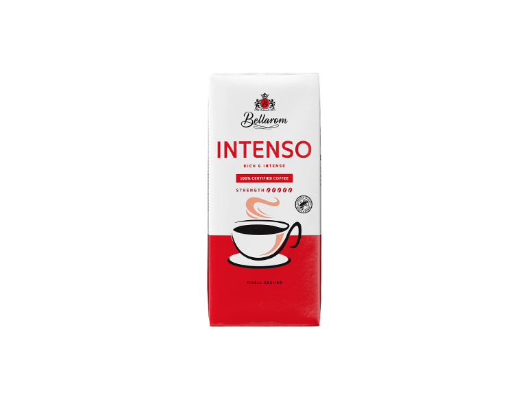 Paket mlete kave Intenso, bogate in intenzivne, 100% certificirane.