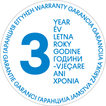 Pečat 3-letne garancije v več jezikih