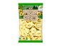 Pakiranje tortelinov špinača-rikota z Nutri-Score A in vegetarijansko oznako.