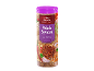 Kozarec začimb za vok z napisom 'Wok Spices Stir Fry' in 65g, s čilijem in čebulo.