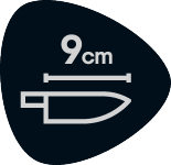 9 cm dolžina rezila