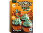 Mešanica za Halloween Cupcakes z okusom žvečilnega gumija in okrasnimi perlami, za 12 kolačkov.