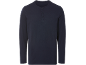 Moška temno modra majica Henley z dolgimi rokavi