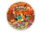 Halloween strašljiva mešanica žele bonbonov, 1000g.