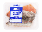 Pakiran očiščen filet rdeče postrvi, 280 g, z navodili za shranjevanje.