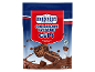 Vrečka mlečne čokolade z nadevom kakava, z napisom 'CHOCOLATE BROWNIE CUPS'.