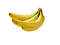 Šopek zrelih rumenih banan.