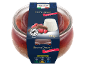 Ricotta sladica z okusom gianduia in malin, 110g.