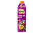 Vijolična škatla nektarja pasijonke z napisom „Passion Fruit Nectar“ in 25 % sadnega deleža.