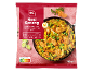 Zamrznjena riževa jed Nasi Goreng z zelenjavo in piščancem, 750g.