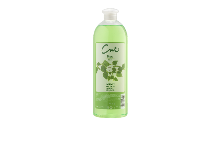 Šampon breza za vse vrste las, 1000 ml.