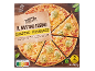 Pizza s štirimi siri s hrustljavo skorjo, pakirana z Nutri-Score A in 2 enotama.