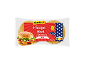 Pakiranje s 4 veganskimi burger žemljicami s sezamom, XXL, 300g, Nutri-Score A.