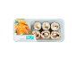 Pladenj sušija s pikantnim norveškim lososom maki, 178,5 g.