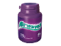 Vijolična embalaža žvečilnega gumija z napisom „Cool Cassis Sugarfree Chewing Gum“ in „46 Pellets“.