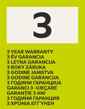 3 leta garancije