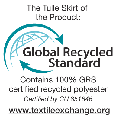 Oznaka Global Recycled Standard: vsebuje 100% GRS certificiranega recikliranega poliestra, certificirano s strani CU 851646.