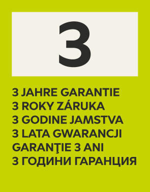 3 leta garancije
