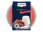 Ricotta sladica s čokolado, lešniki in malinami, 110 g.