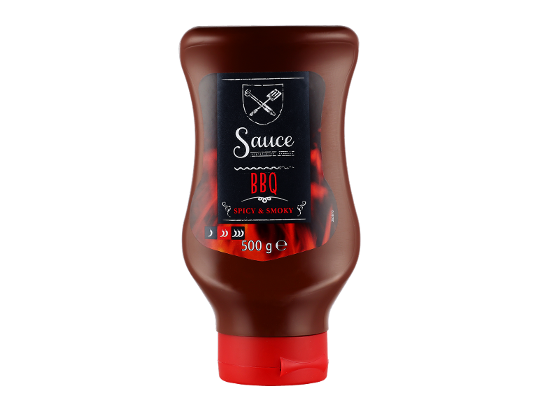 Steklenica BBQ omake z začinjenim in dimljenim okusom, 500 g.