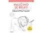 Knjiga za učenje risanja za začetnike in profesionalce, z motivom leva.