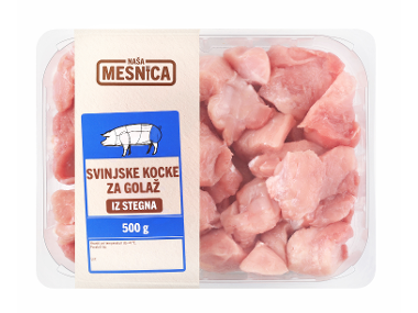 - Svinjsko meso za golaž