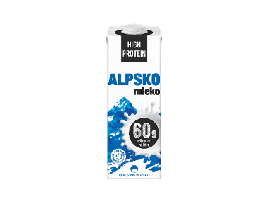 alpsko mleko s proteini, 0,5 % m.m., ljubljanske mlekarne, 1 l