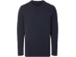 Moška temno modra majica Henley z dolgimi rokavi