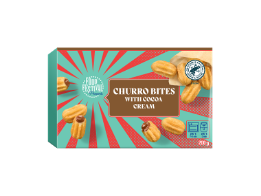 mini polnjeno pecivo “churros”