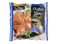 Vrečka 750g zamrznjenih blagih piščančjih krilc v modri in beli embalaži.