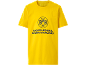 Rumena majica s črnim okroglim logotipom in napisom 'BORUSSIA DORTMUND'.