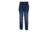 Otroške temno modre jeans jogger hlače z vrvico.