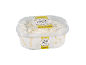 Premium sladoled Mascarpone v prozorni plastični posodi.