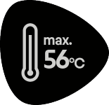 Najvišja temperatura 56°C