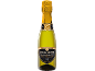 Steklenica Prosecco Extra Dry 2020 s črno etiketo in zlatimi detajli.