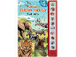 Interaktivna zvočna knjiga z živalmi iz džungle in savane, z 10 živalskimi glasovi.