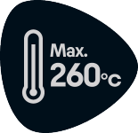 Oznaka maksimalne temperature: 260°C