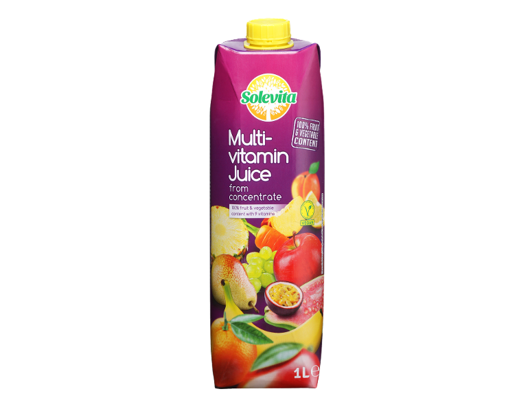 Multivitaminski sok iz koncentrata, 100% sadja in zelenjave, vegansko, 1L.